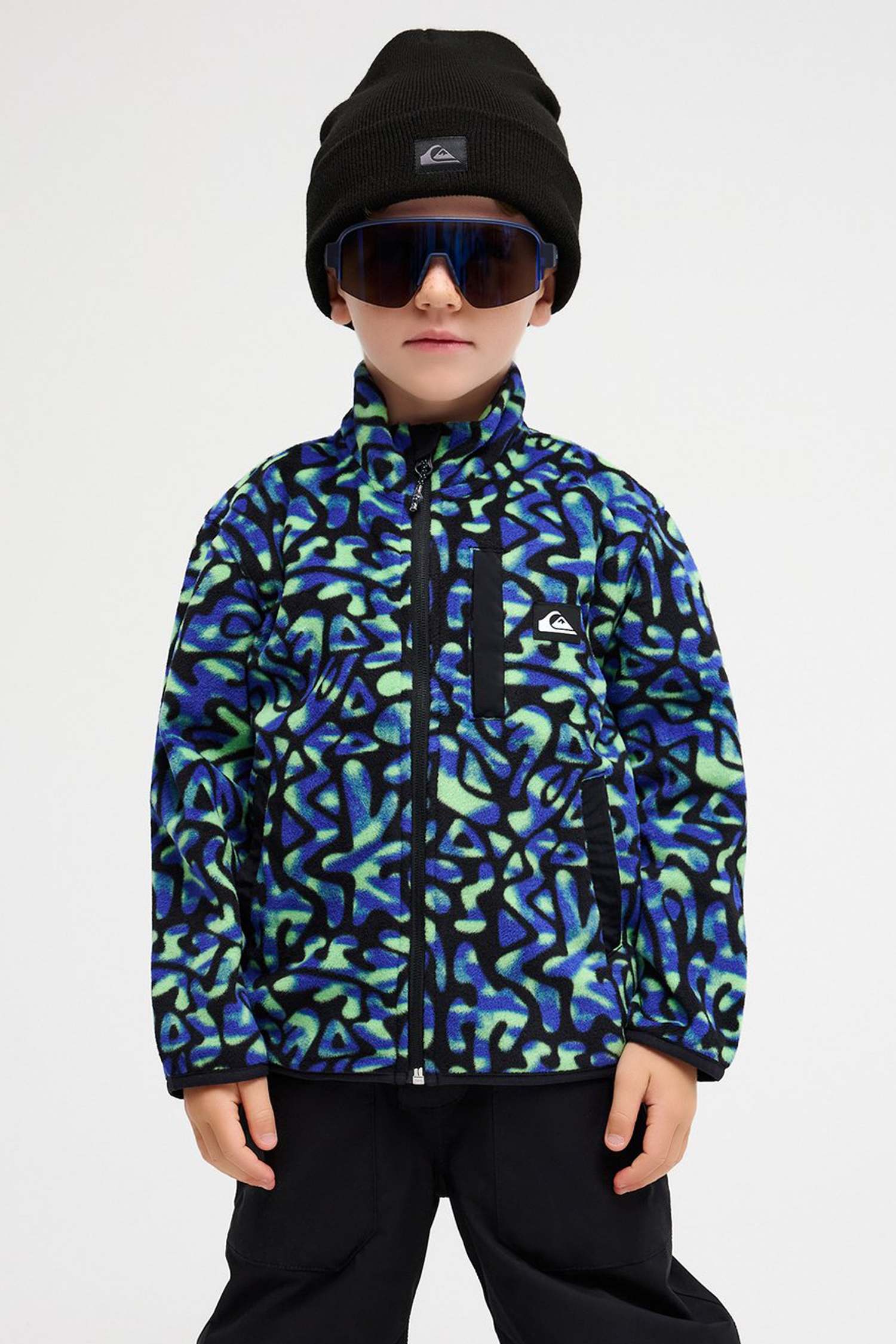 Image of Quiksilver No Destination Kinder Midlayer Blau, , Größe: 110/116
