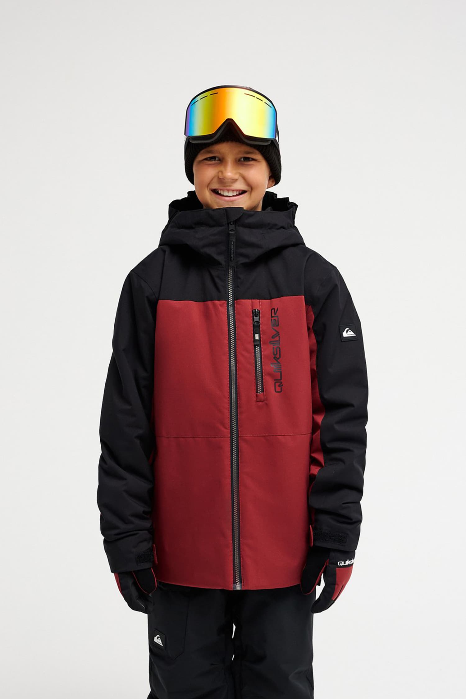 Image of Quiksilver Sycamore 10K Kinder Ski-/Snowboardjacke Rot, , Größe: 128