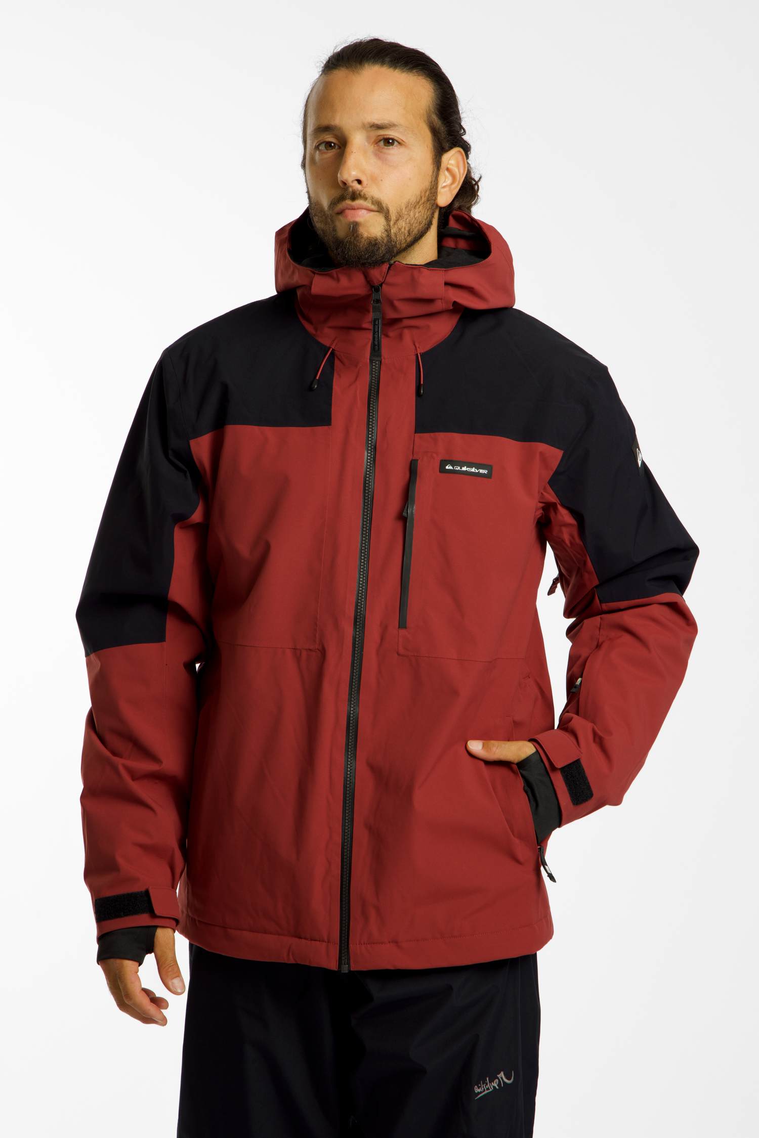 Image of Quiksilver Forever Stretch 20K Herren Ski-/Snowboardhose Bordeaux, Herren, Größe: L