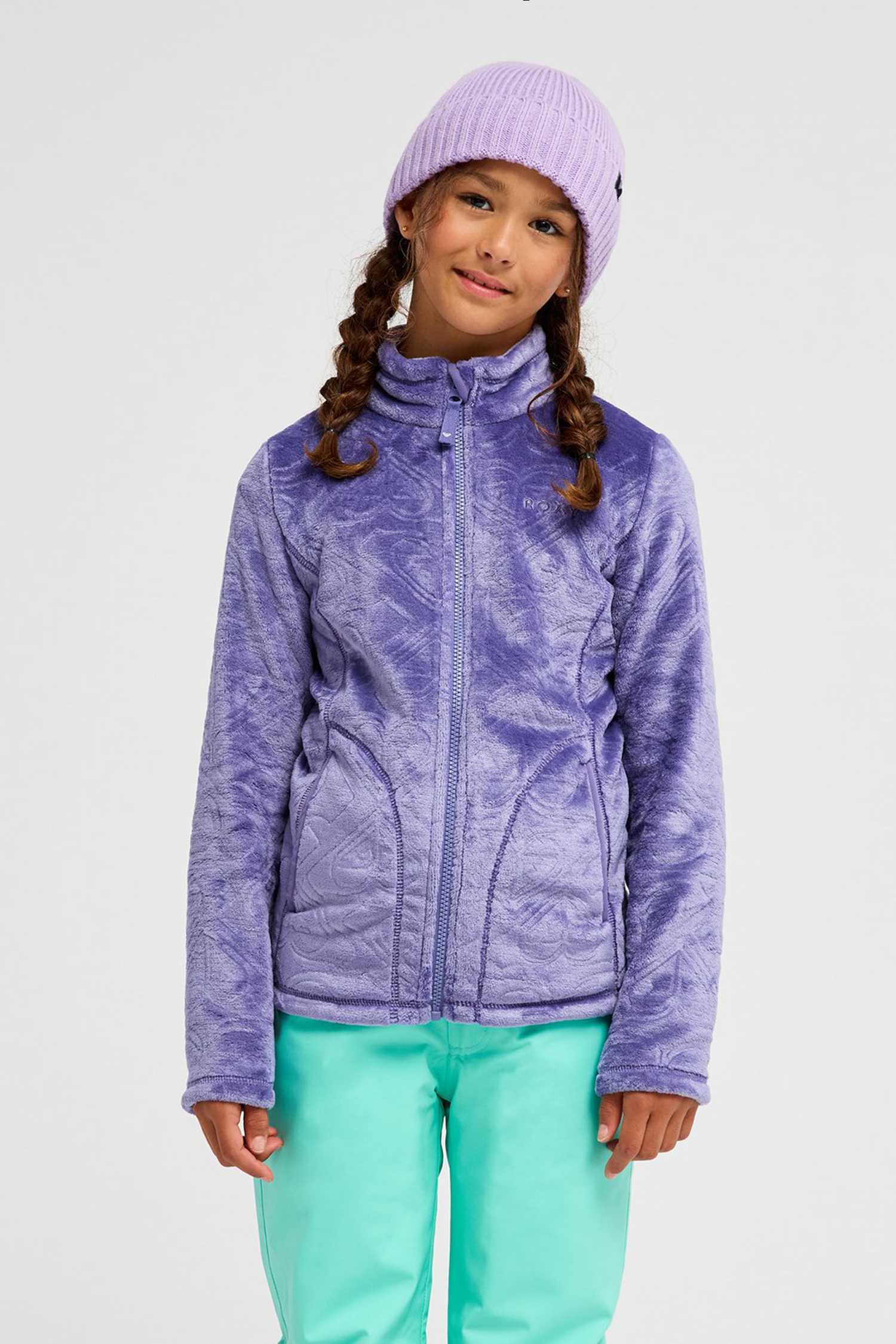 Image of Roxy Igloo Kinder Midlayer Lila, , Größe: 128