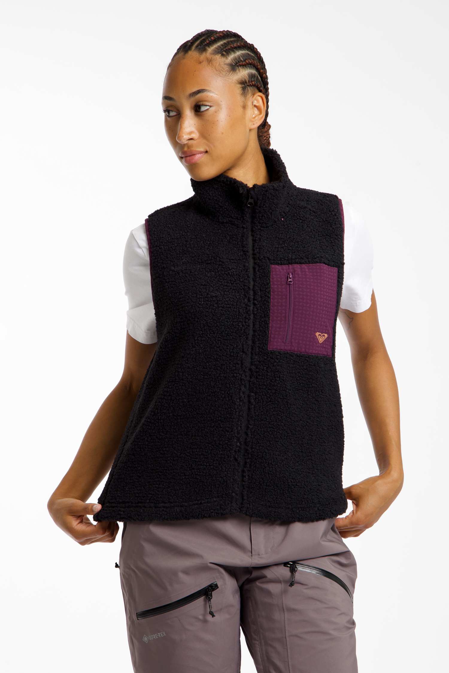 Image of Roxy Boundless Spirit 2 Damen Gilet Schwarz, Damen, Größe: S