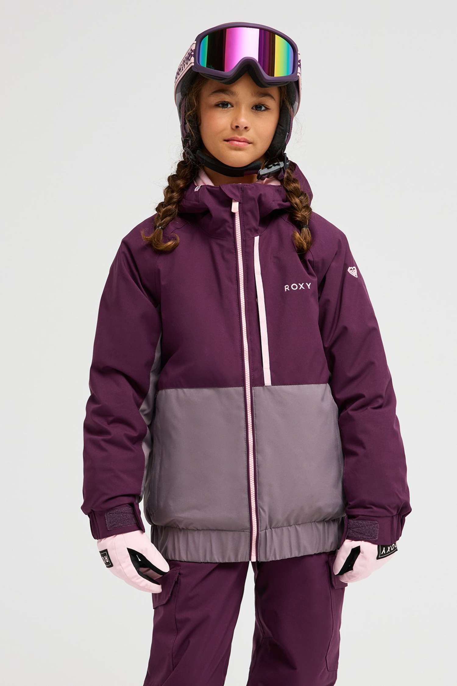 Image of Roxy Crystal Clear 10K Kinder Ski-/Snowboardjacke Bordeaux, , Größe: 140