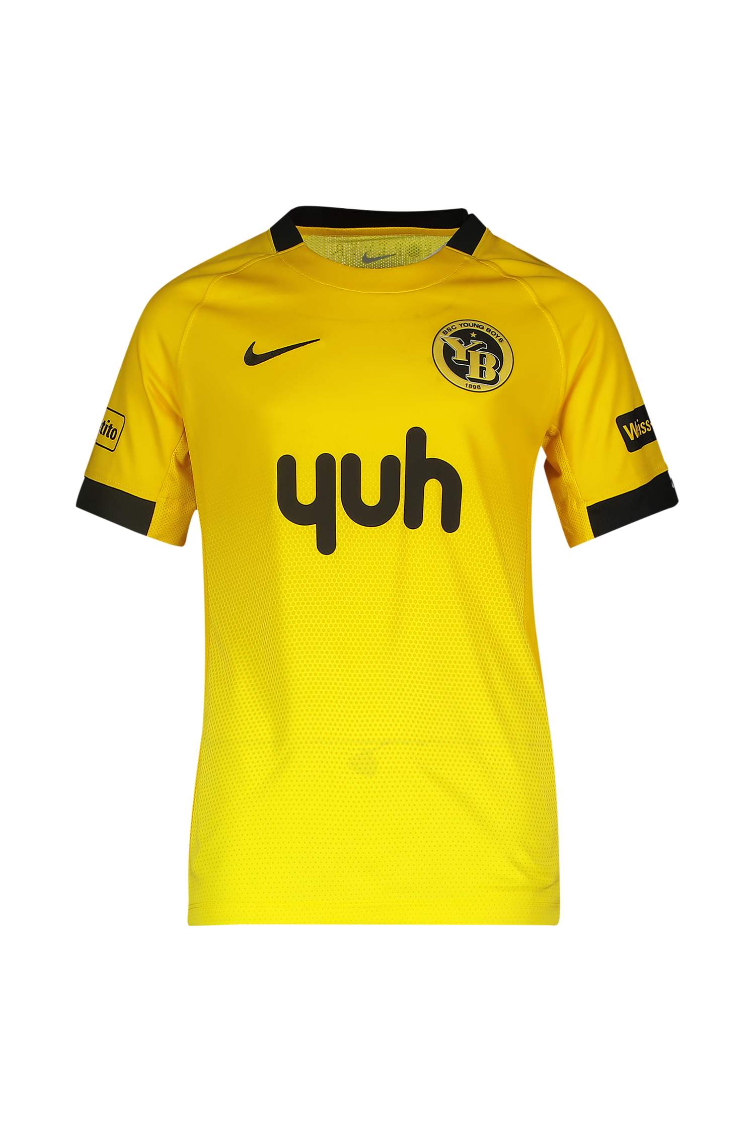 Image of Nike Young Boys Bern Home Replica Kinder Fussballtrikot 26/27 Gelb, , Größe: 128