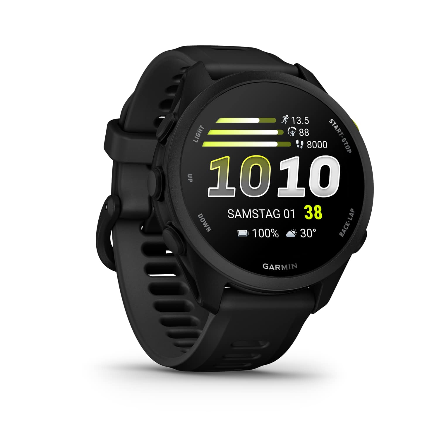 GARMIN Forerunner® 70 Sportuhr Schwarz, Herren, Größe: 0