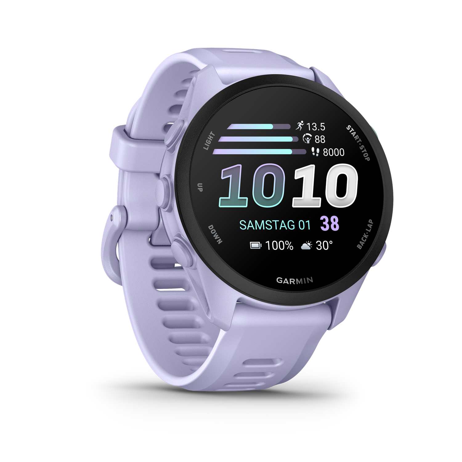 GARMIN Forerunner® 70 Sportuhr Lila, Herren, Größe: 0