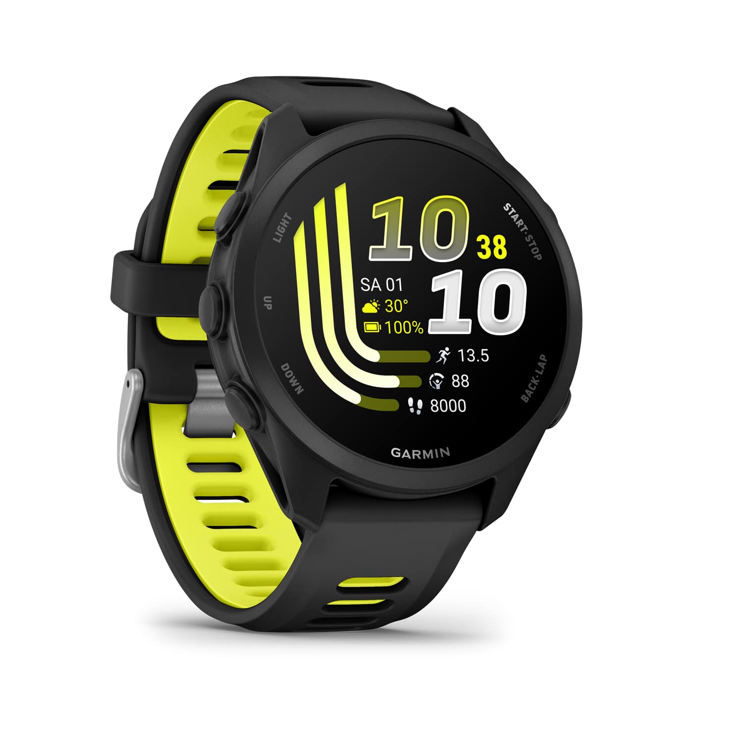 Image of GARMIN Forerunner® 170 Music Sportuhr Gelb, Herren, Größe: 0