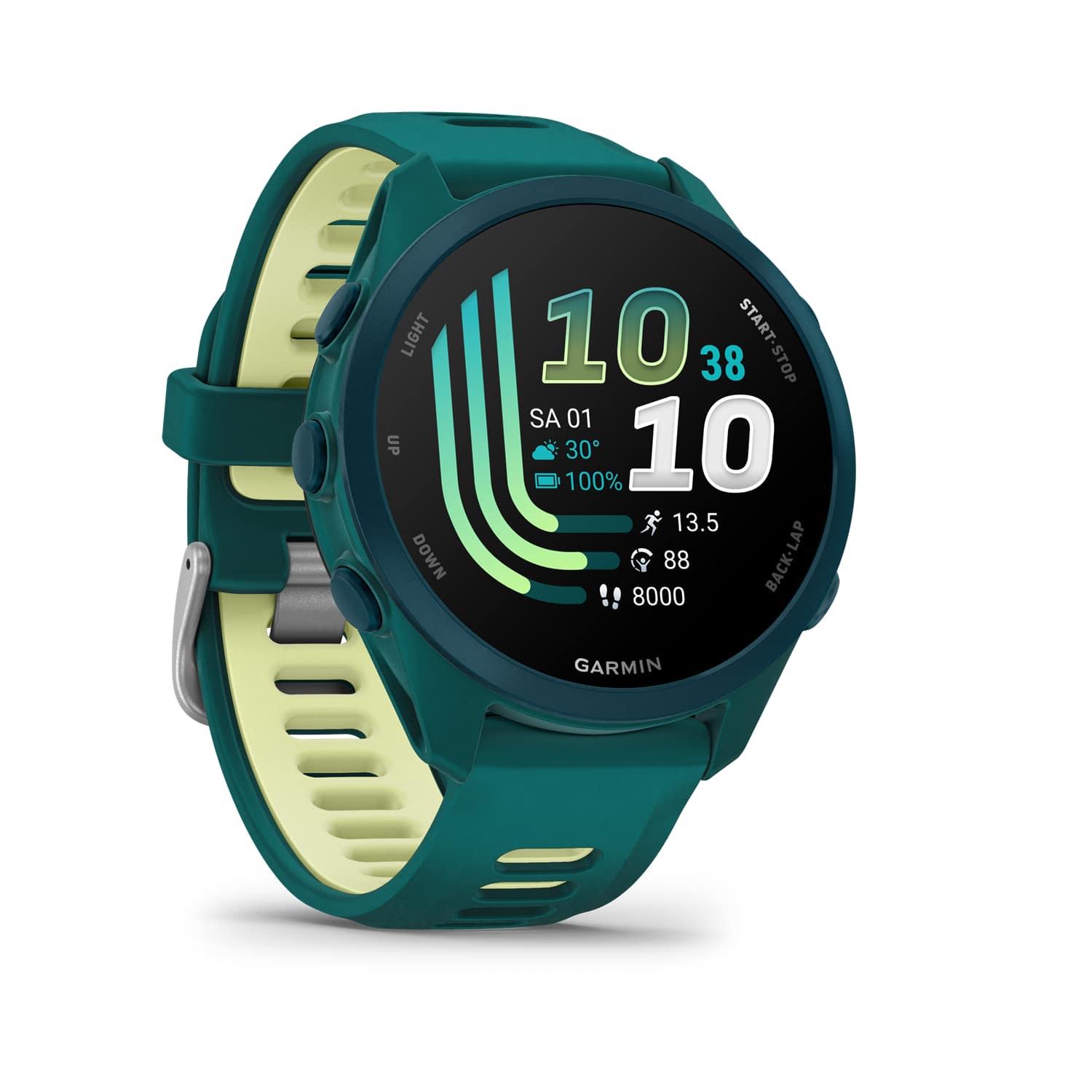 GARMIN Forerunner® 170 Music Sportuhr Grün, Herren, Größe: 0