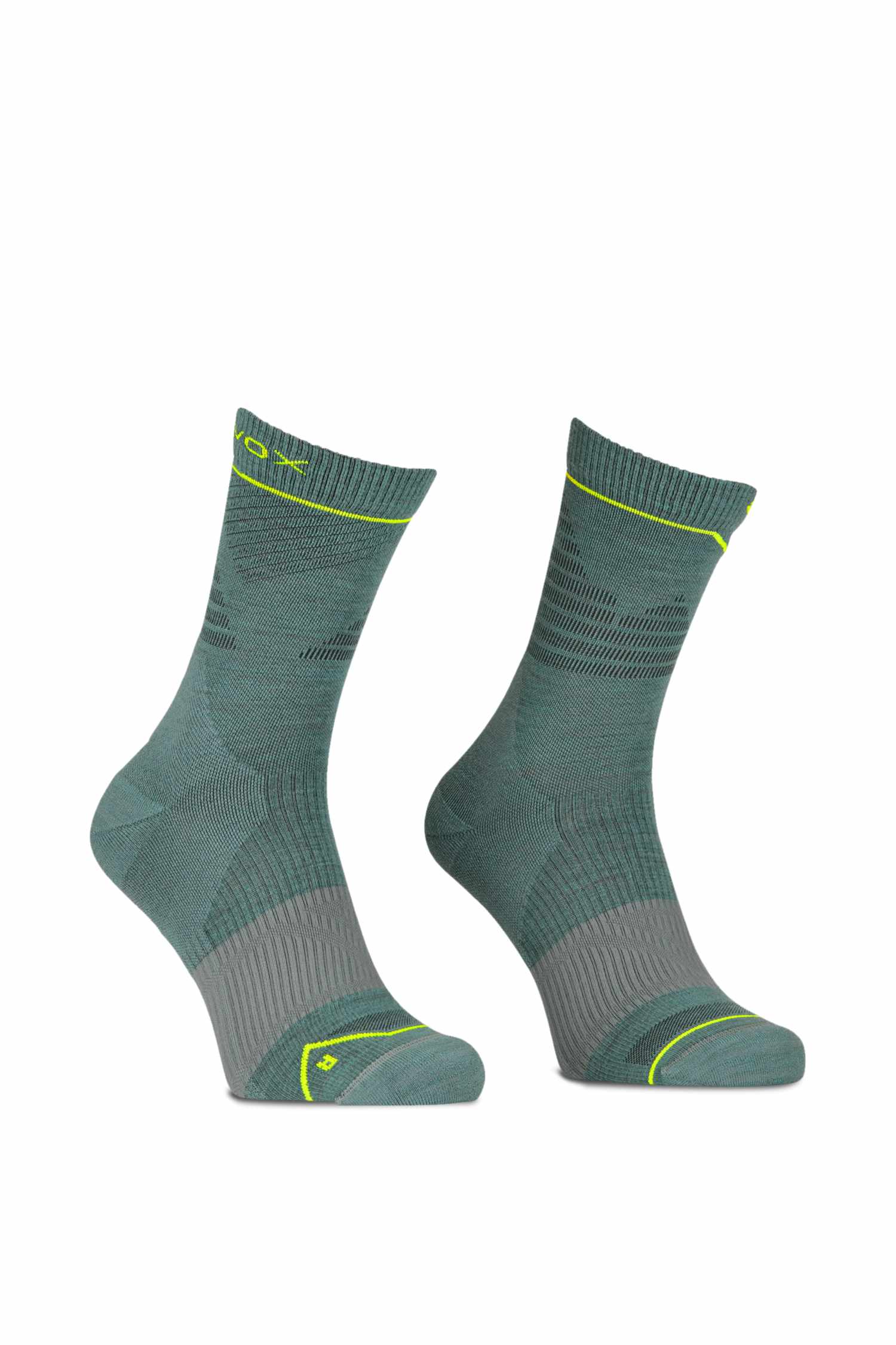 Ortovox Alpine Pro Comp Mid 39-47 Herren Wandersocken Grün, Herren, Größe: III
