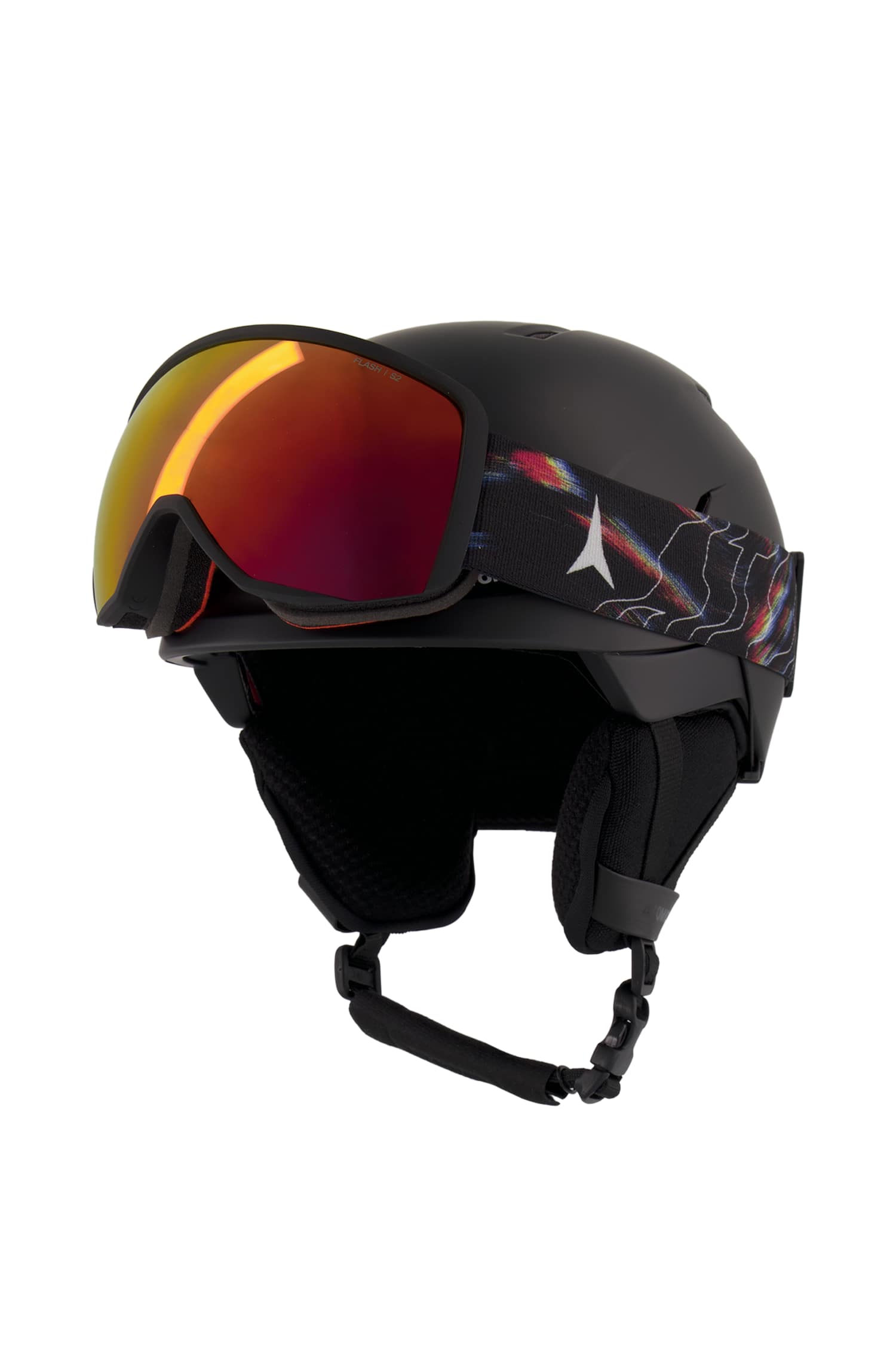 Image of ATOMIC Revent Combo Kinder Skihelm + Brille Schwarz, , Größe: S