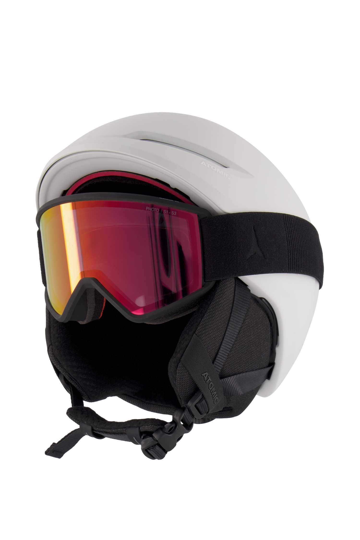 Image of ATOMIC Savor GT Combo Skihelm + Brille Weiss, Herren, Größe: M