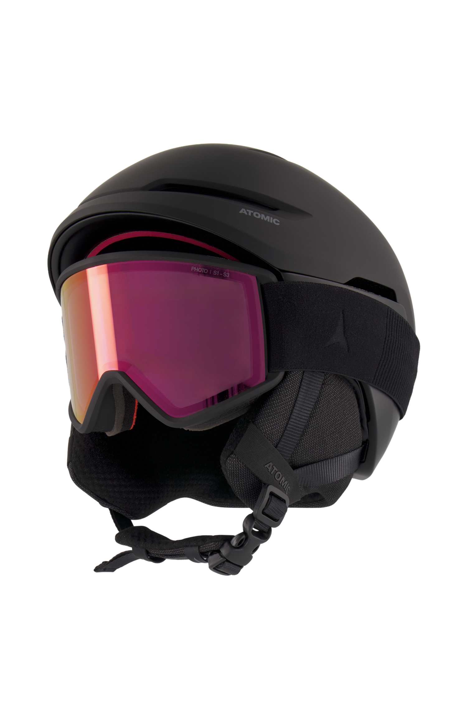 Image of ATOMIC Savor GT Combo Skihelm + Brille Schwarz, Herren, Größe: L