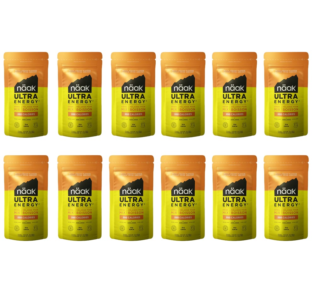 näak Ultra Energy™ Peach Apricot 12 x 72 g Getränkepulver Orange, Herren, Größe: 0