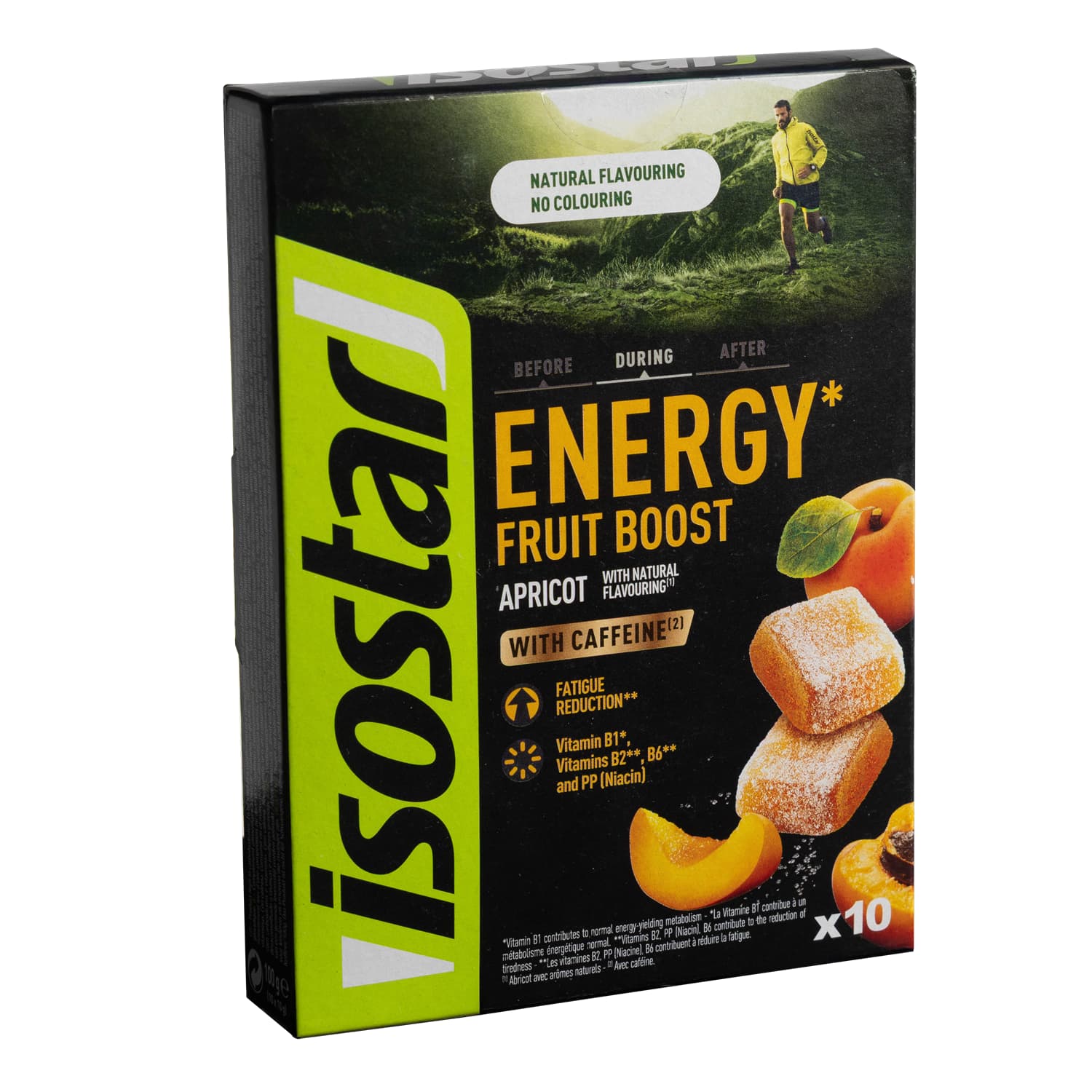 Image of Isostar Energy Fruit Boost Apricot 10 x (10 x 10 g) Energy Gummies Orange, Herren, Größe: 0