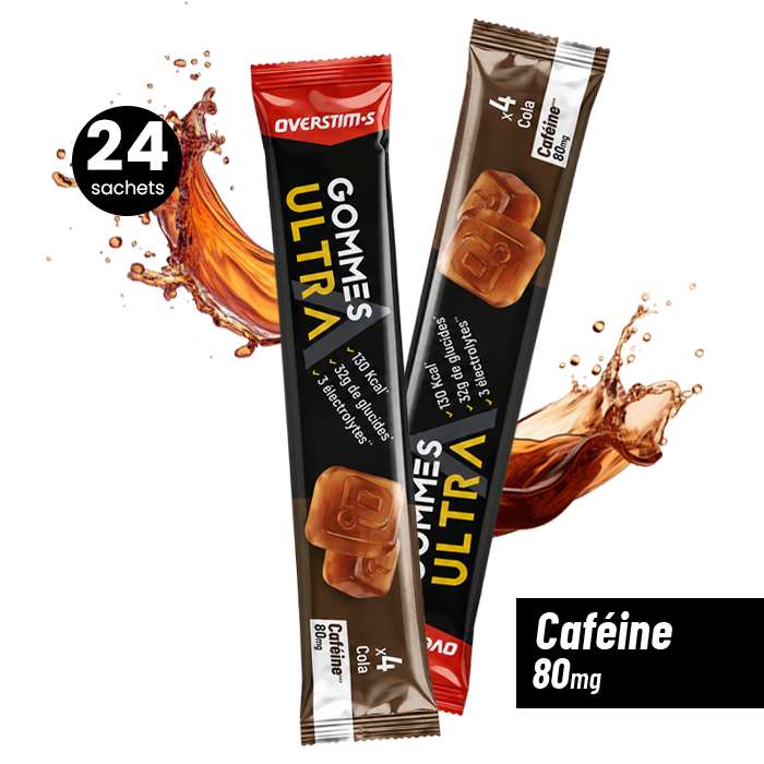 Image of Overstim's Gommes Ultra Cola + caféine 24 x 4 Energy Gummies Braun, Herren, Größe: 0