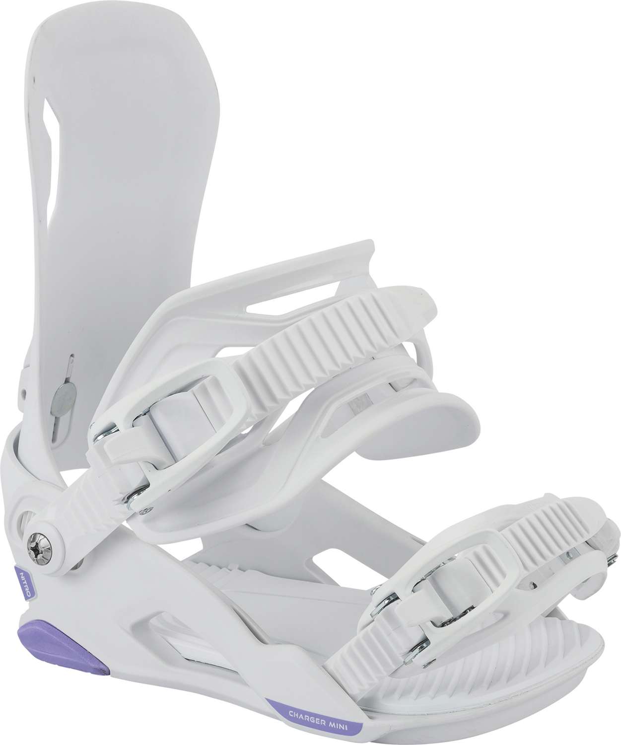 Image of Nitro Charger Mini Box Kinder Snowboardbindung Weiss, , Größe: S