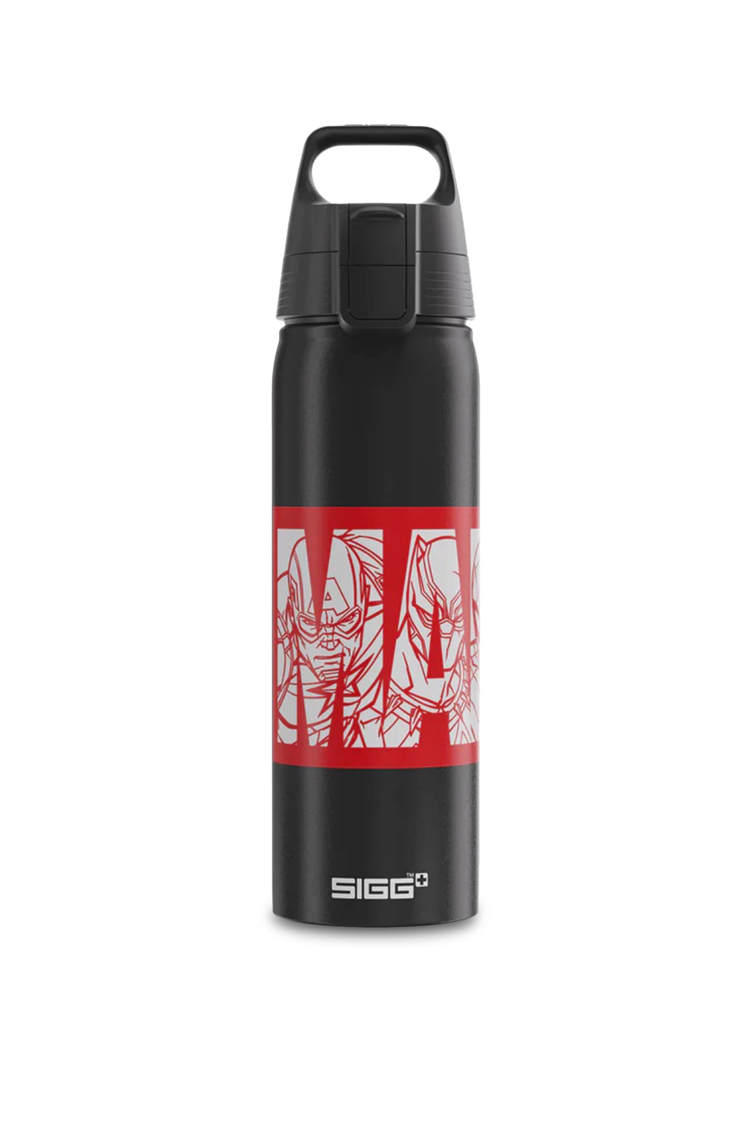 Sigg WMB ONE 750 ml Kinder Trinkflasche Schwarz, , Größe: ONE SIZE