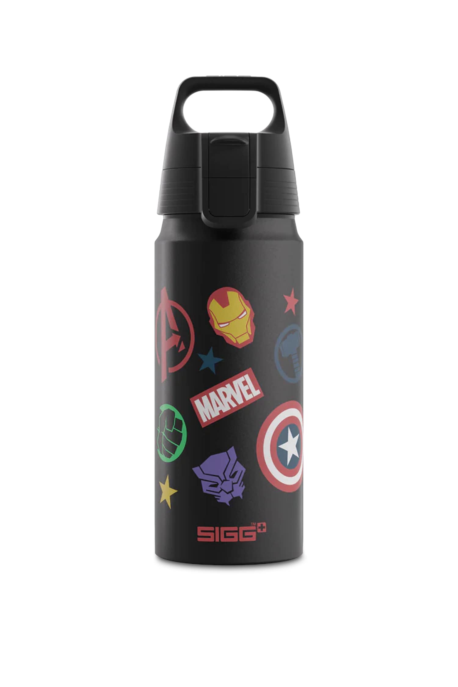 Sigg WMB ONE 600 ml Kinder Trinkflasche Schwarz, , Größe: ONE SIZE