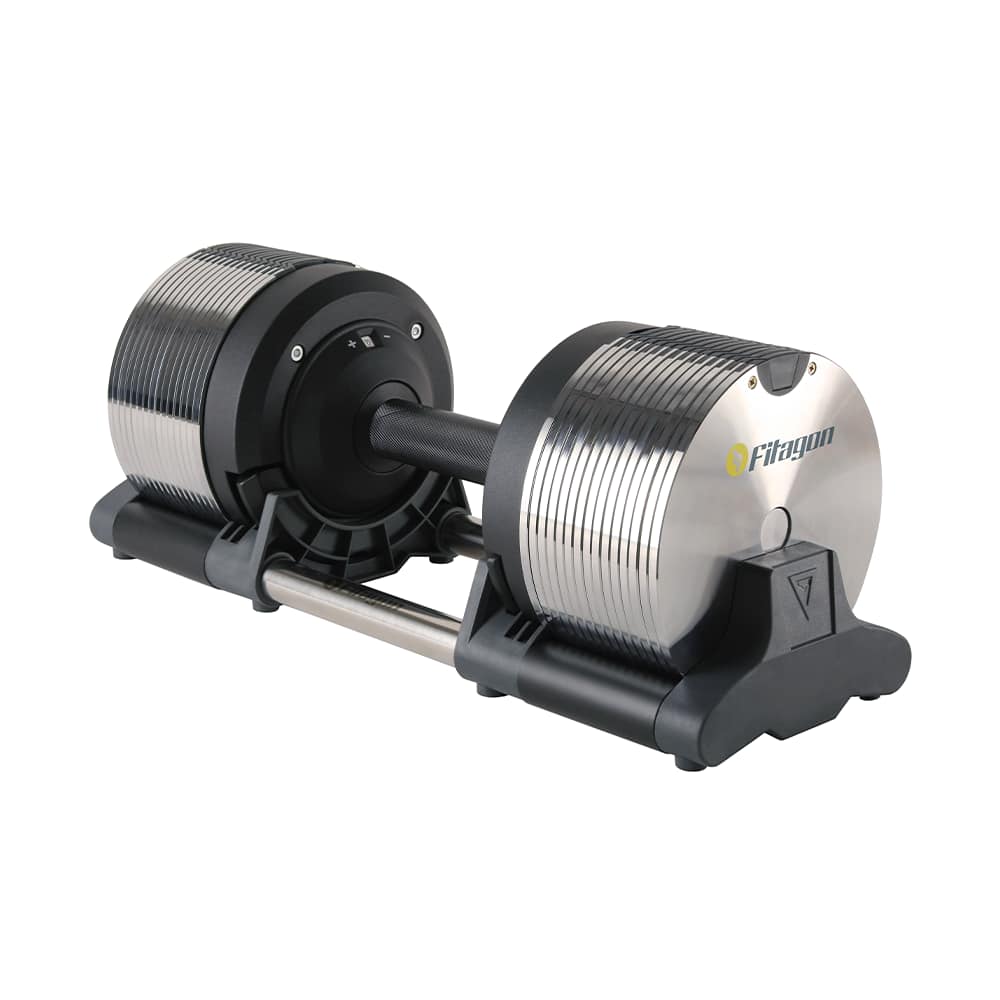 Image of Fitagon Pro 3-32 kg verstellbare Kurzhantel Silber, Herren, Größe: 0