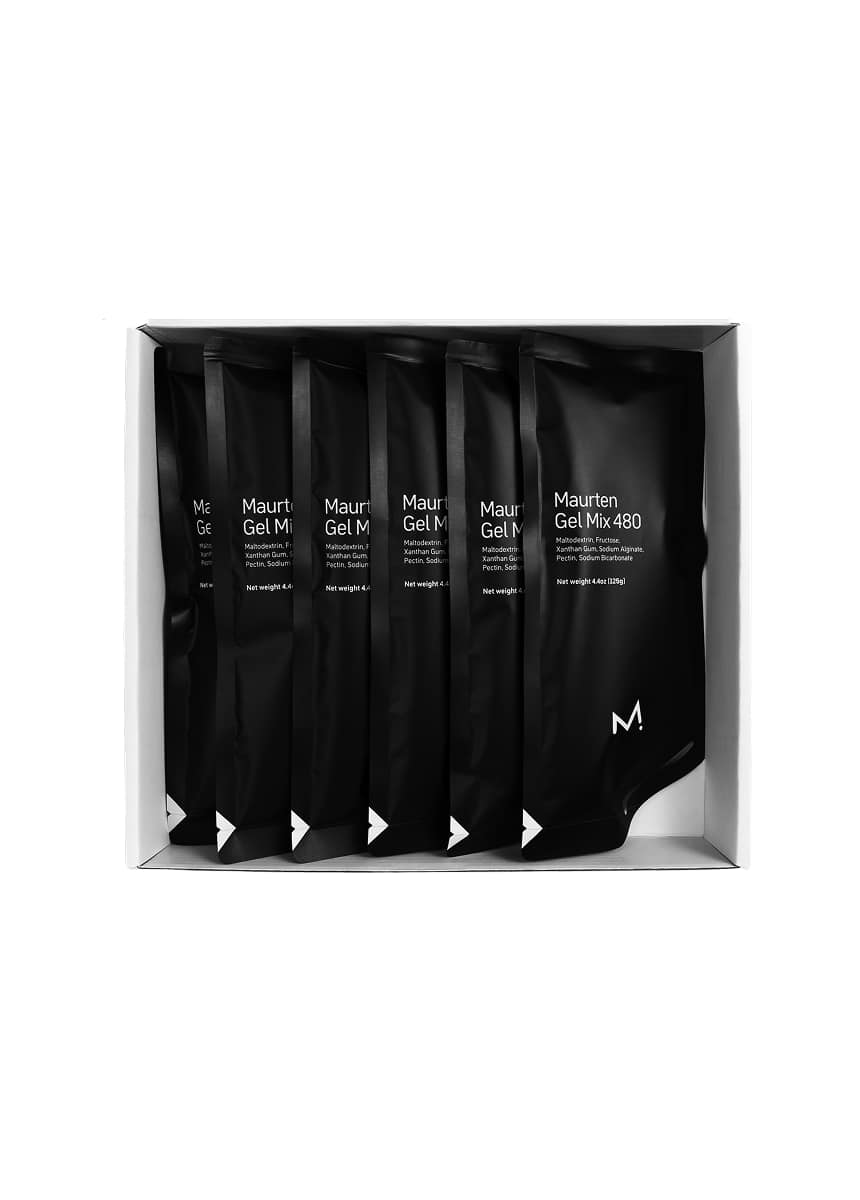 MAURTEN Gel Mix 480 6 x 125 g Energy Gel Schwarz, Herren, Größe: 0