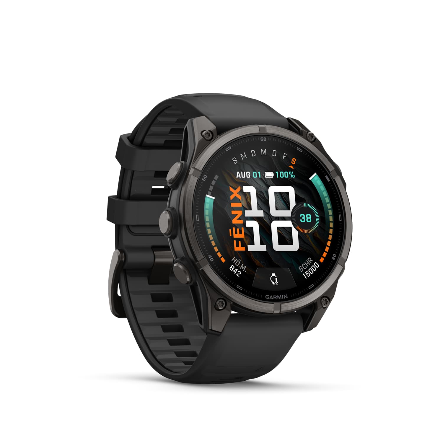 Image of GARMIN fēnix® 9 47 mm Sportuhr Schwarz, Herren, Größe: 0