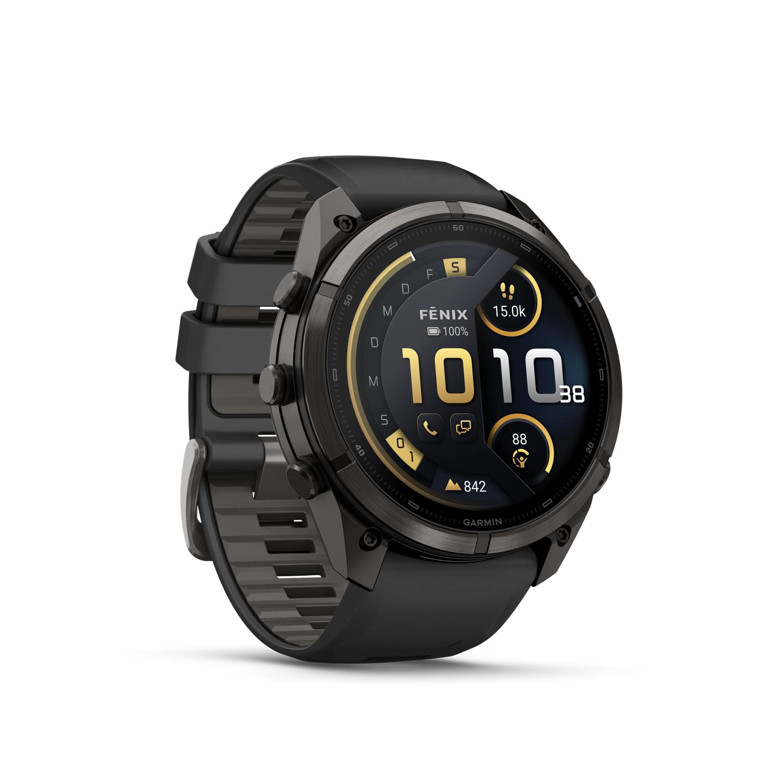 Image of GARMIN fēnix® 9 Pro inReach® 51 mm Sportuhr Schwarz, Herren, Größe: 0