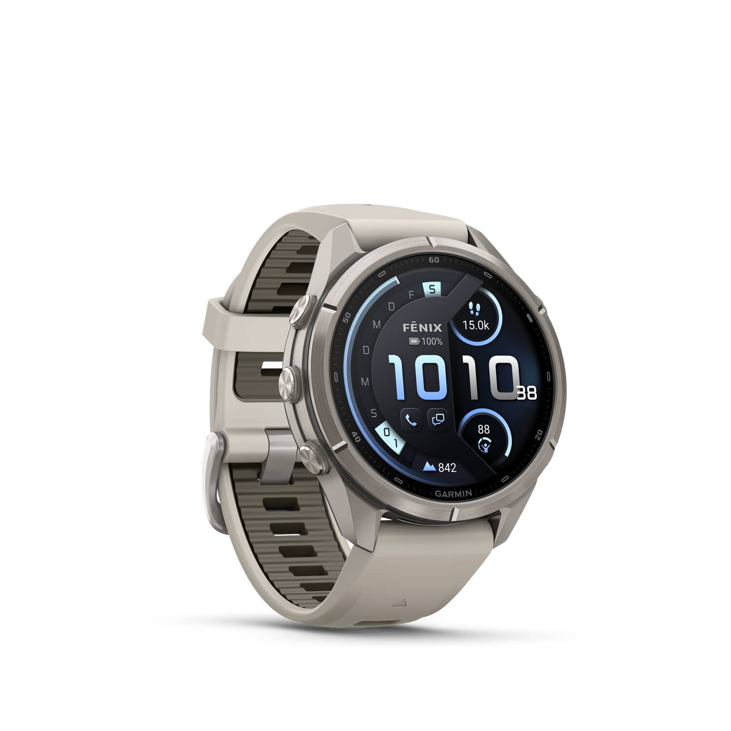 Image of GARMIN fēnix® 9 Pro inReach® 43 mm Sportuhr Grau, Herren, Größe: 0