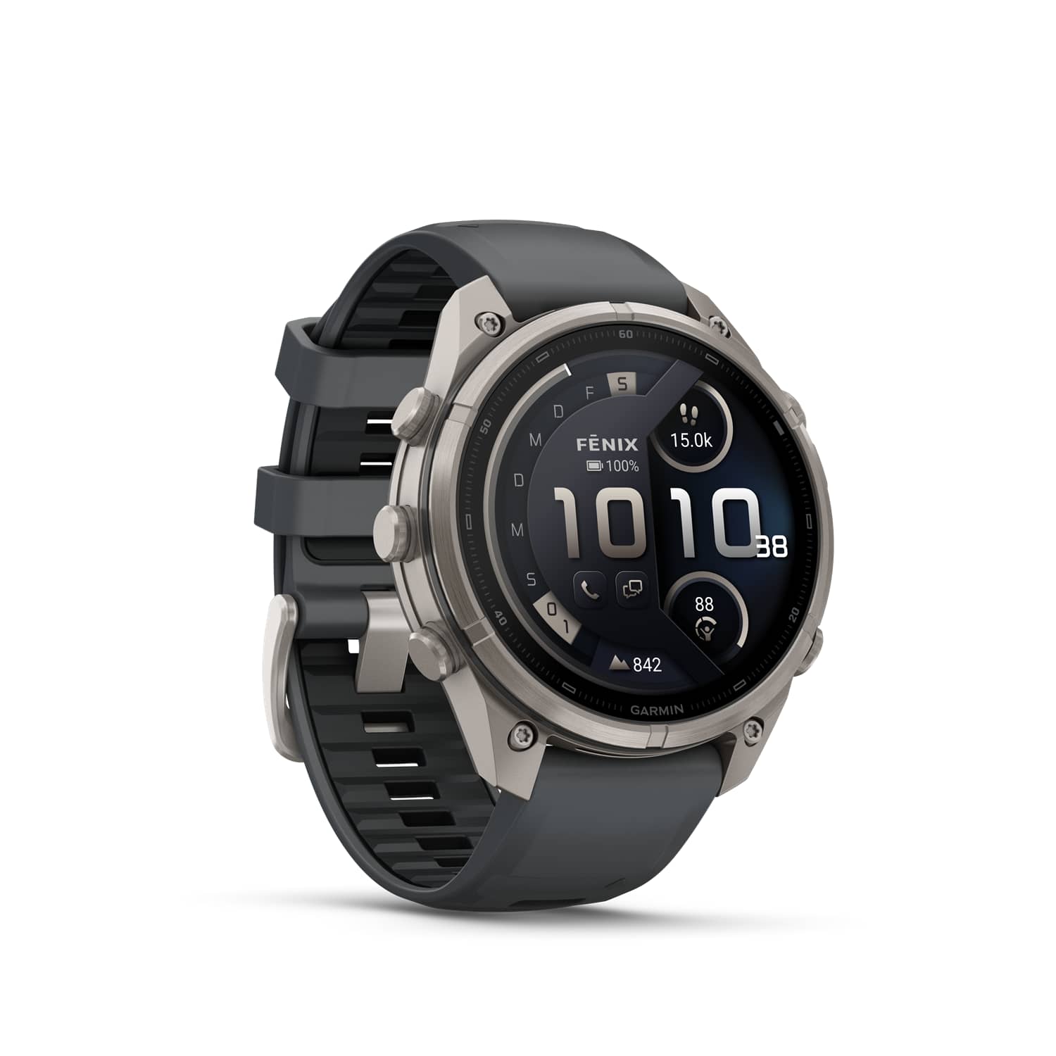 Image of GARMIN fēnix® 9 Pro inReach® 47 mm Sportuhr Grau, Herren, Größe: 0