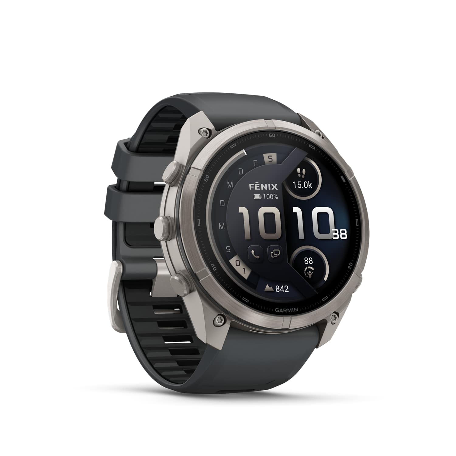 GARMIN fēnix® 9 Pro inReach® 51 mm Sportuhr Grau, Herren,Damen, Größe: 0