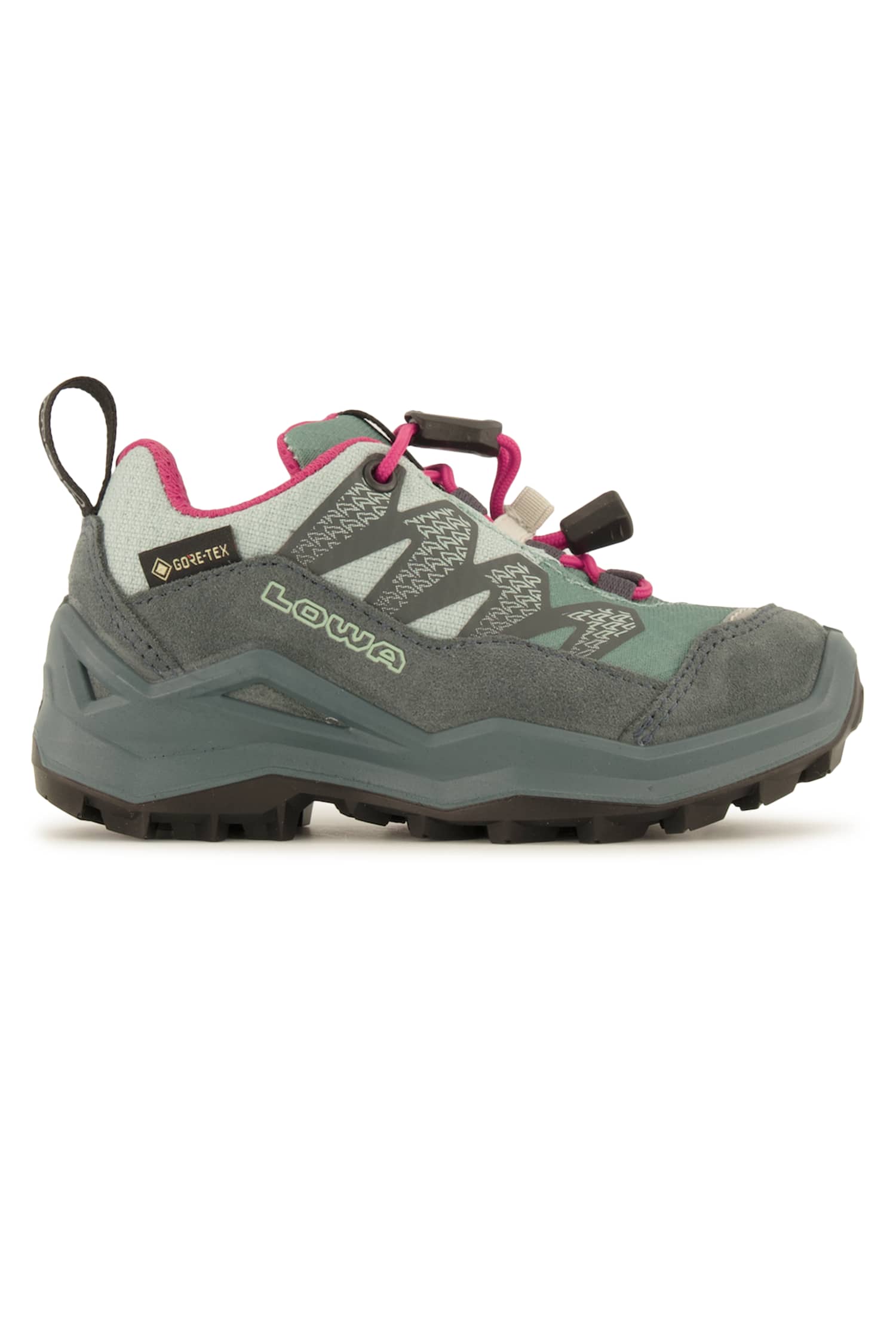 LOWA Maddox Pro Low Gore-Tex® 24-35 Kinder Trekkingschuh Blau, , Größe: 35