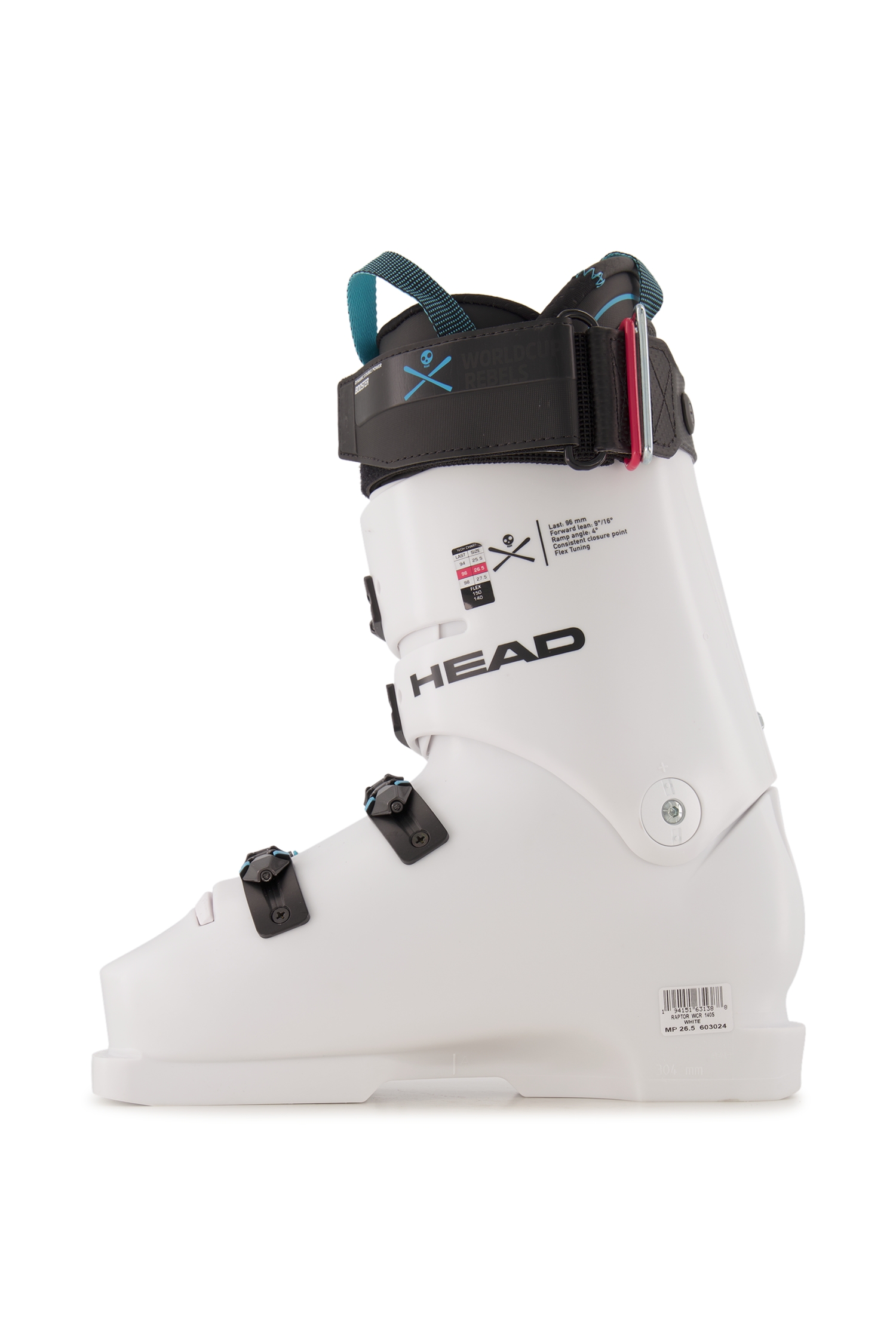 HEAD Raptor World Cup Rebels 140S Herren Skischuh in weiß