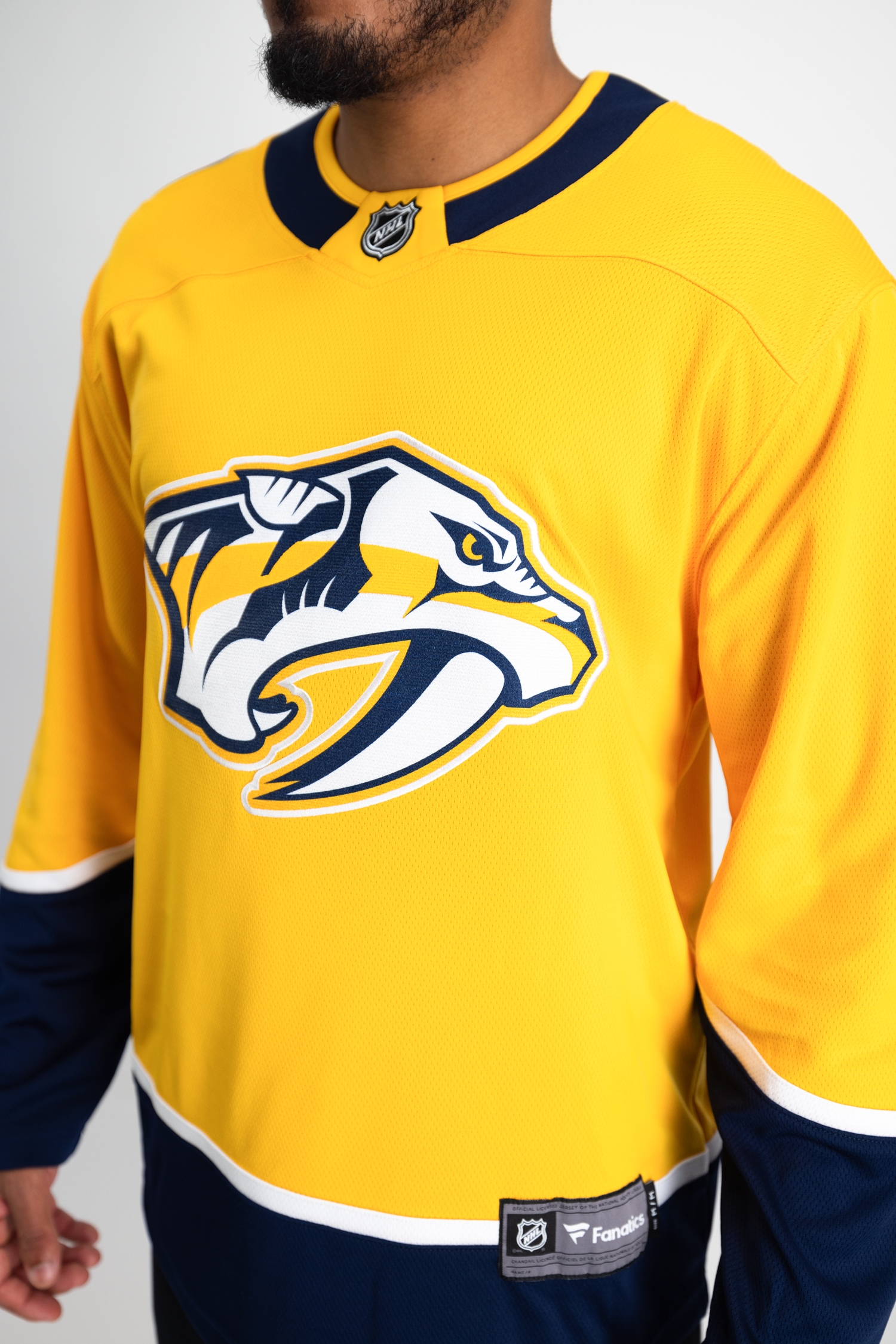 Maillot De Hockey Vintage CCM Nashville Predators NHL - Taille M - Patch Centre Glace
