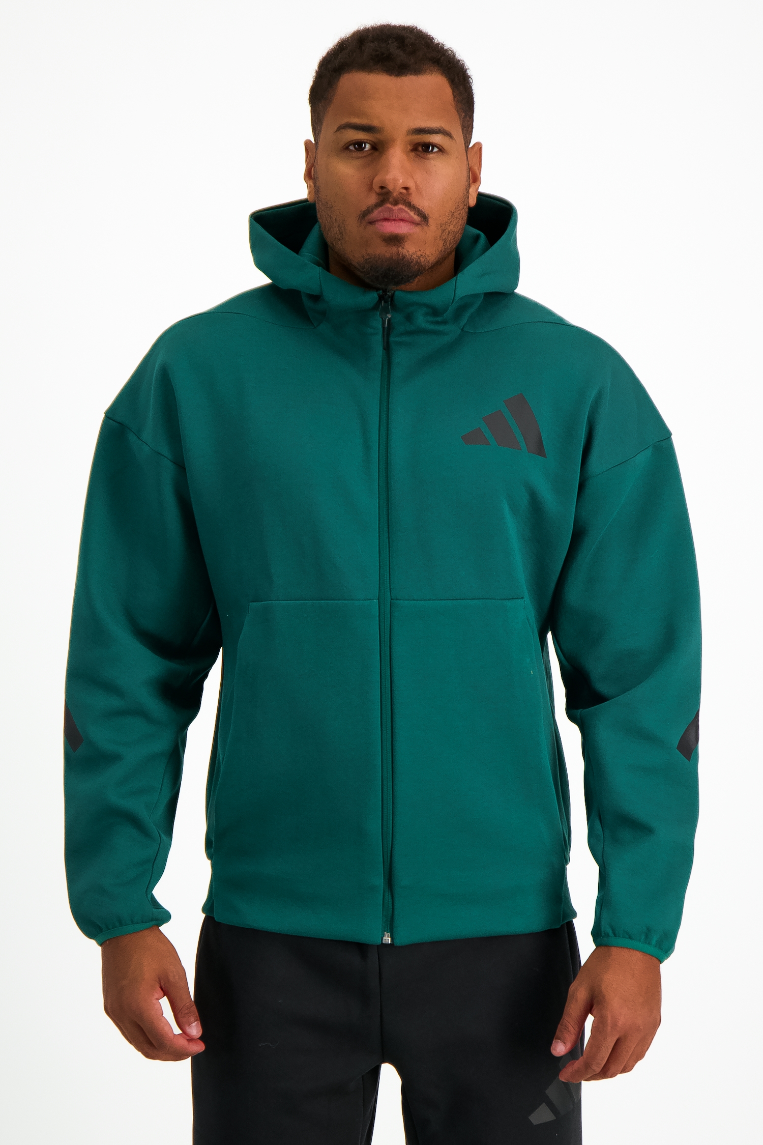 Adidas Zne Adidas Felpa Zip Verde Compra Giacca Della Tuta Uomo