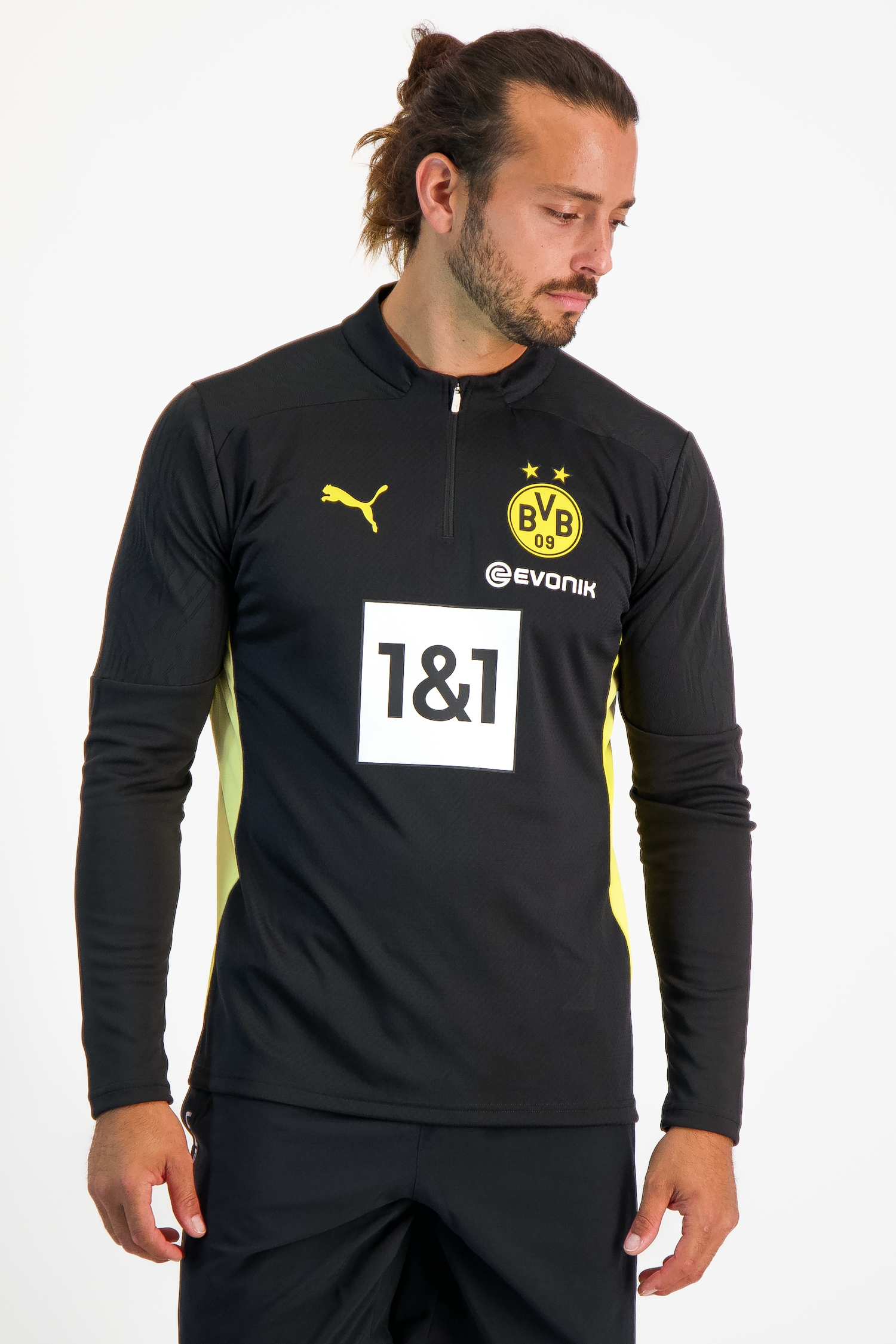 Puma Borussia Dortmund Training Herren Longsleeve in schwarz