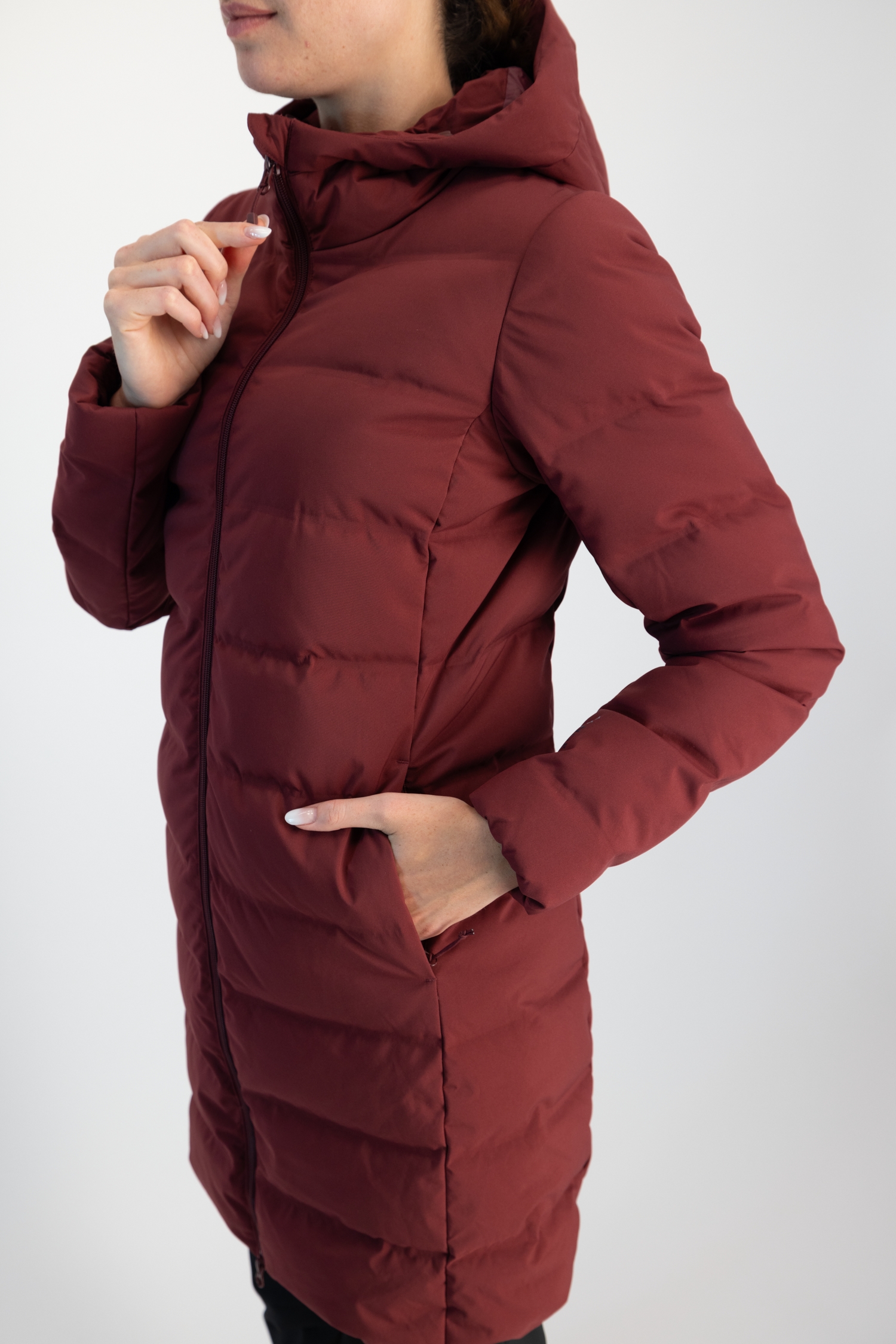 46 NORD Damen Daunenmantel in bordeaux kaufen ochsnersport