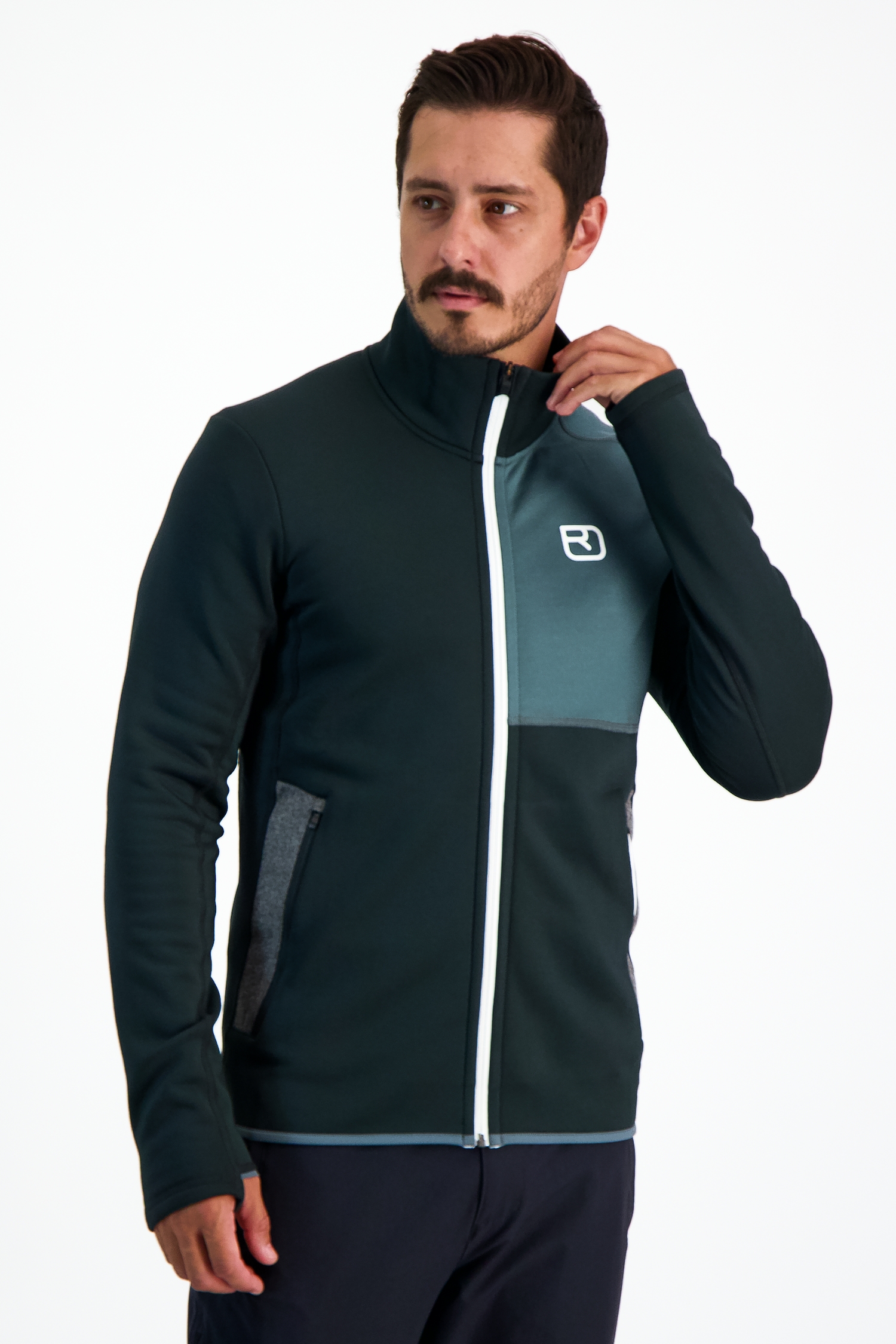 Ortovox Fleece Herren Midlayer in schwarz kaufen