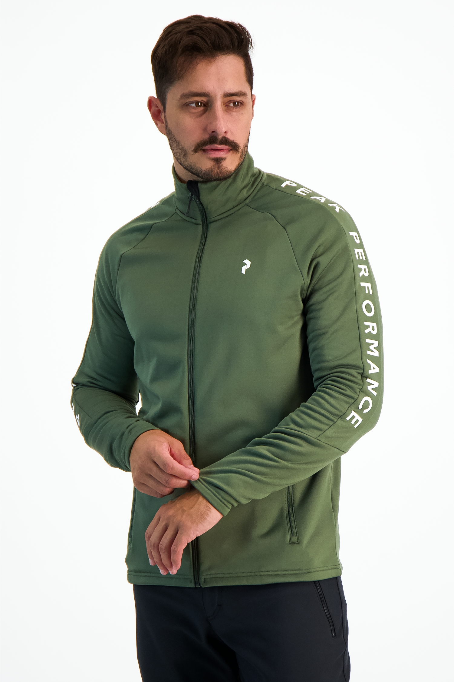 PEAK PERFORMANCE Rider Zip Herren Midlayer in grau kaufen