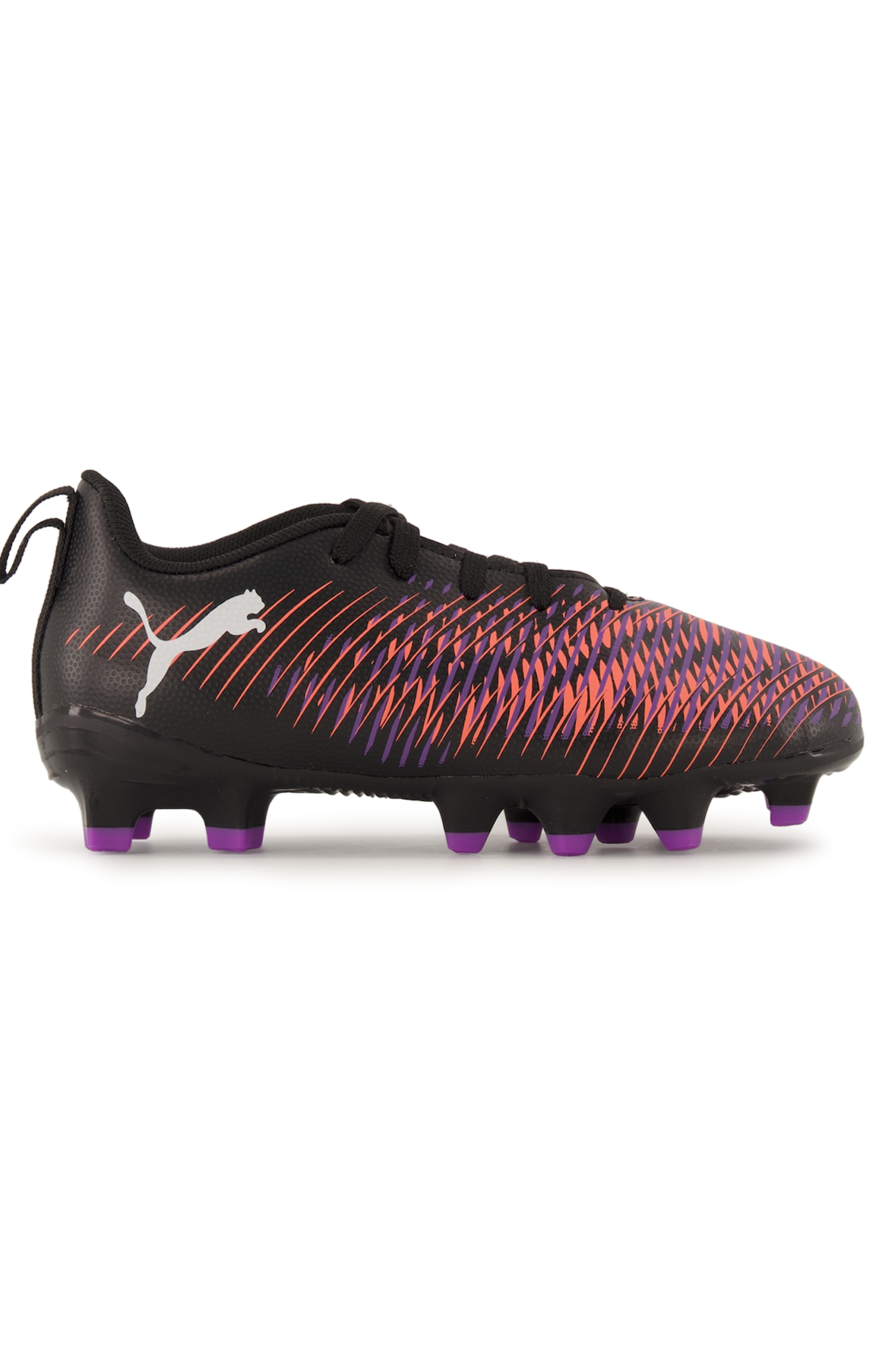 Puma Future 8 Play FG/AG Kinder Fussballschuh in schwarz-lila