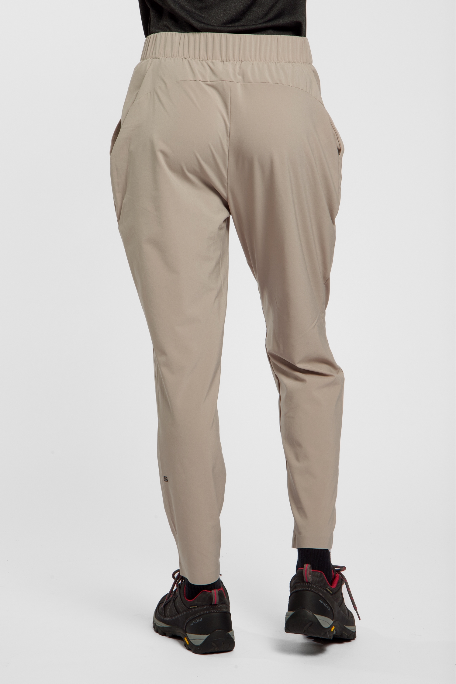 Pantalon evasé Femme Roxy SURF ON CLOUD CORD STRETCH Gris Sport 2000 - Ref ERJNP03598-KTA0