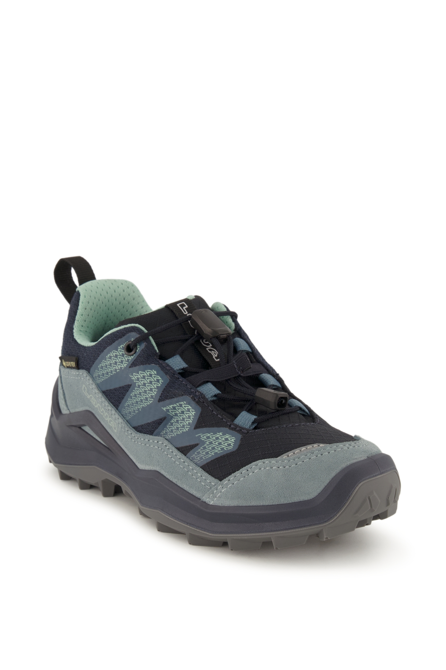 LOWA Maddox Pro Low Gore-Tex® 26-35 Kinder Trekkingschuh in blau