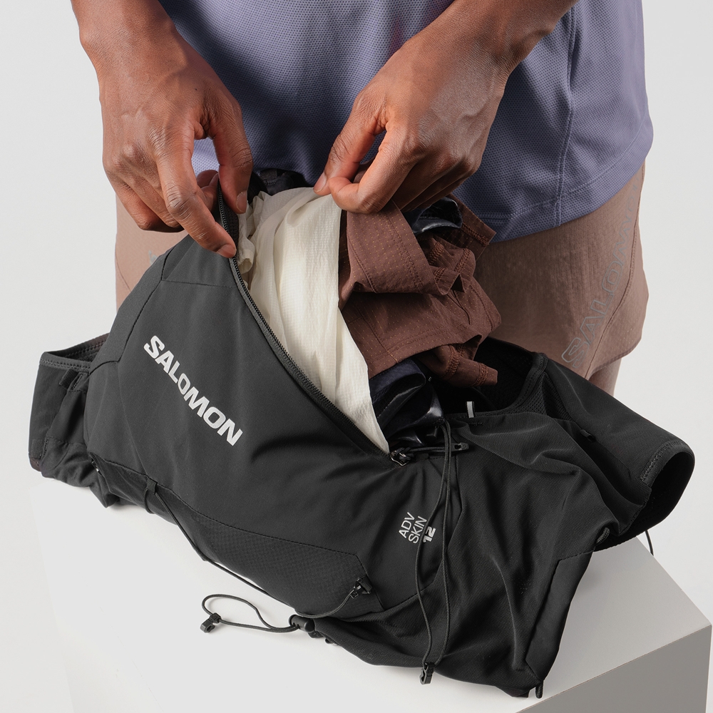 Salomon ADV Skin 12 Laufrucksack in schwarz kaufen | ochsnersport.ch