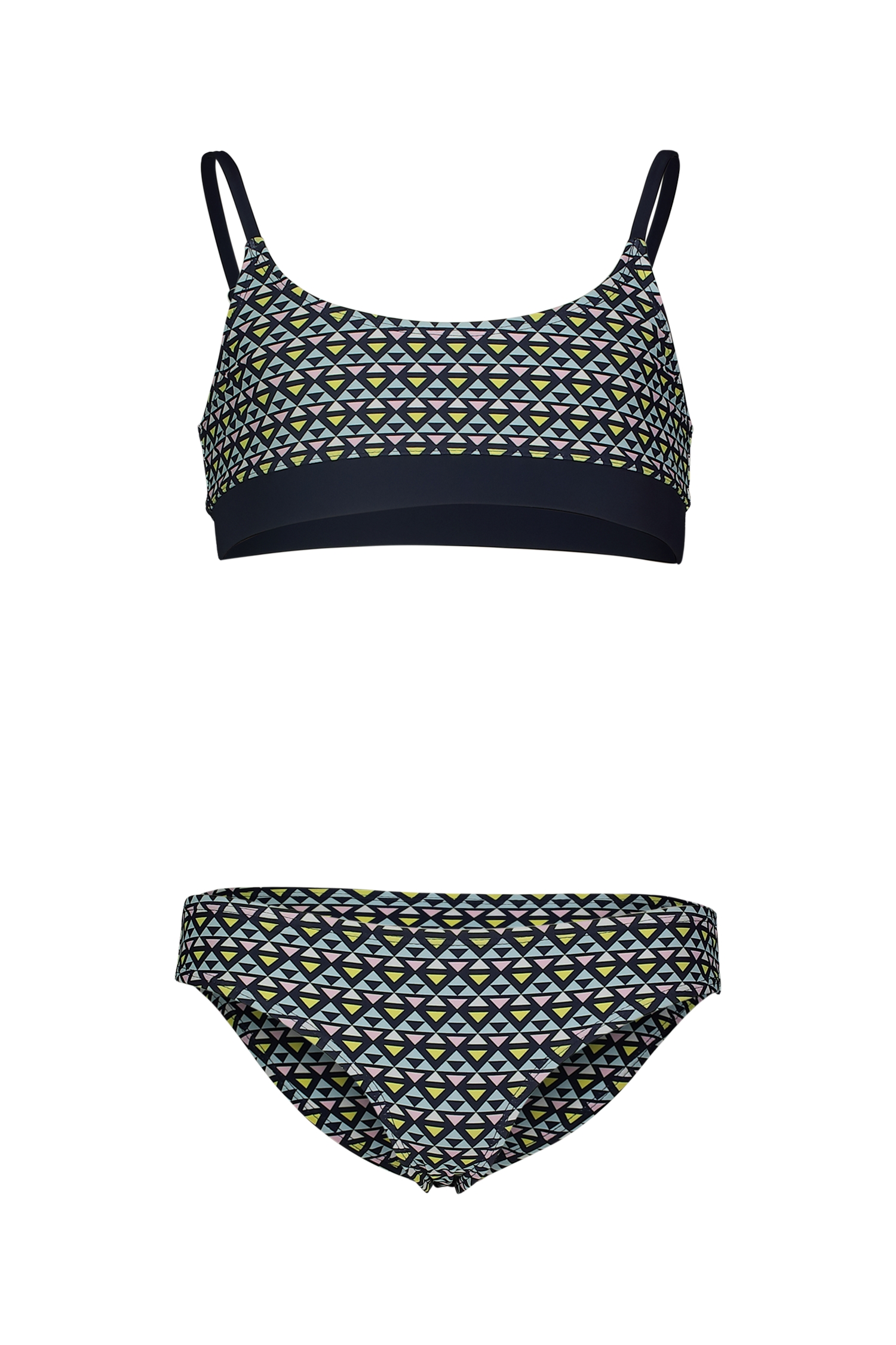 Schiesser Schüler Mädchen Bustier Bikini Set Mädchen dunkelblau-gem. 179158-835