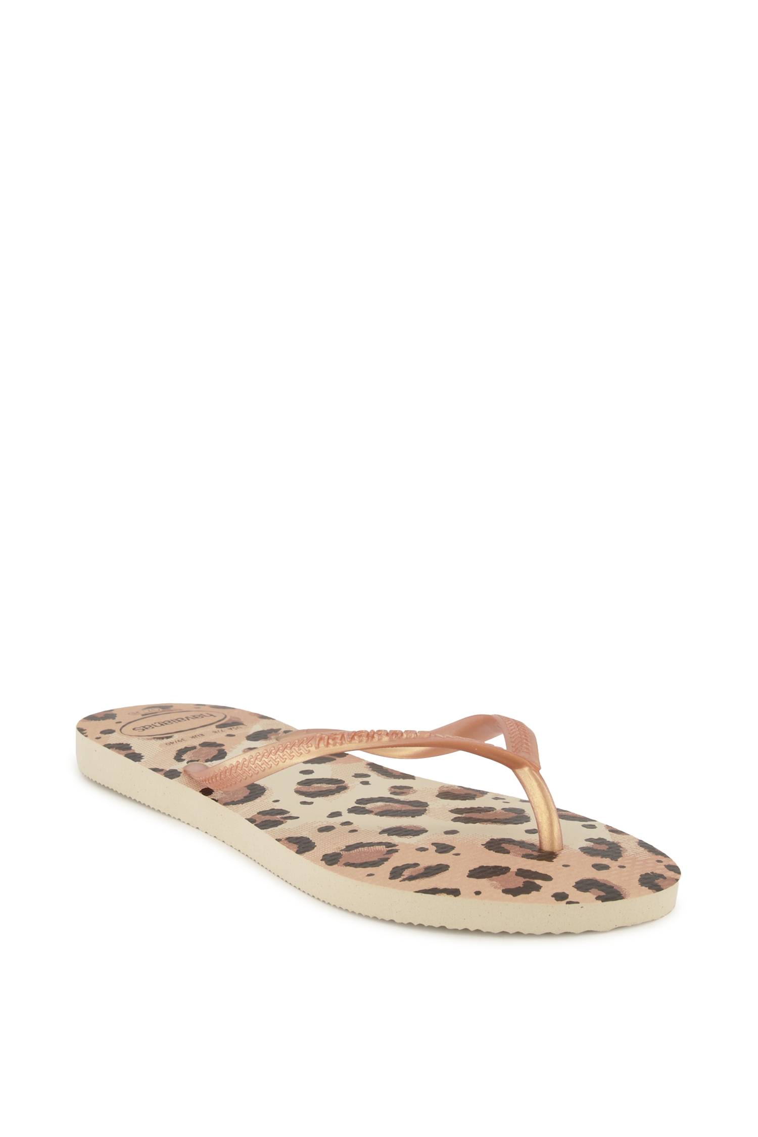 Havaianas Slim Animals - Tongs Femme Authentiques Brésiliennes Avec Imprimé Animaux Amusant
