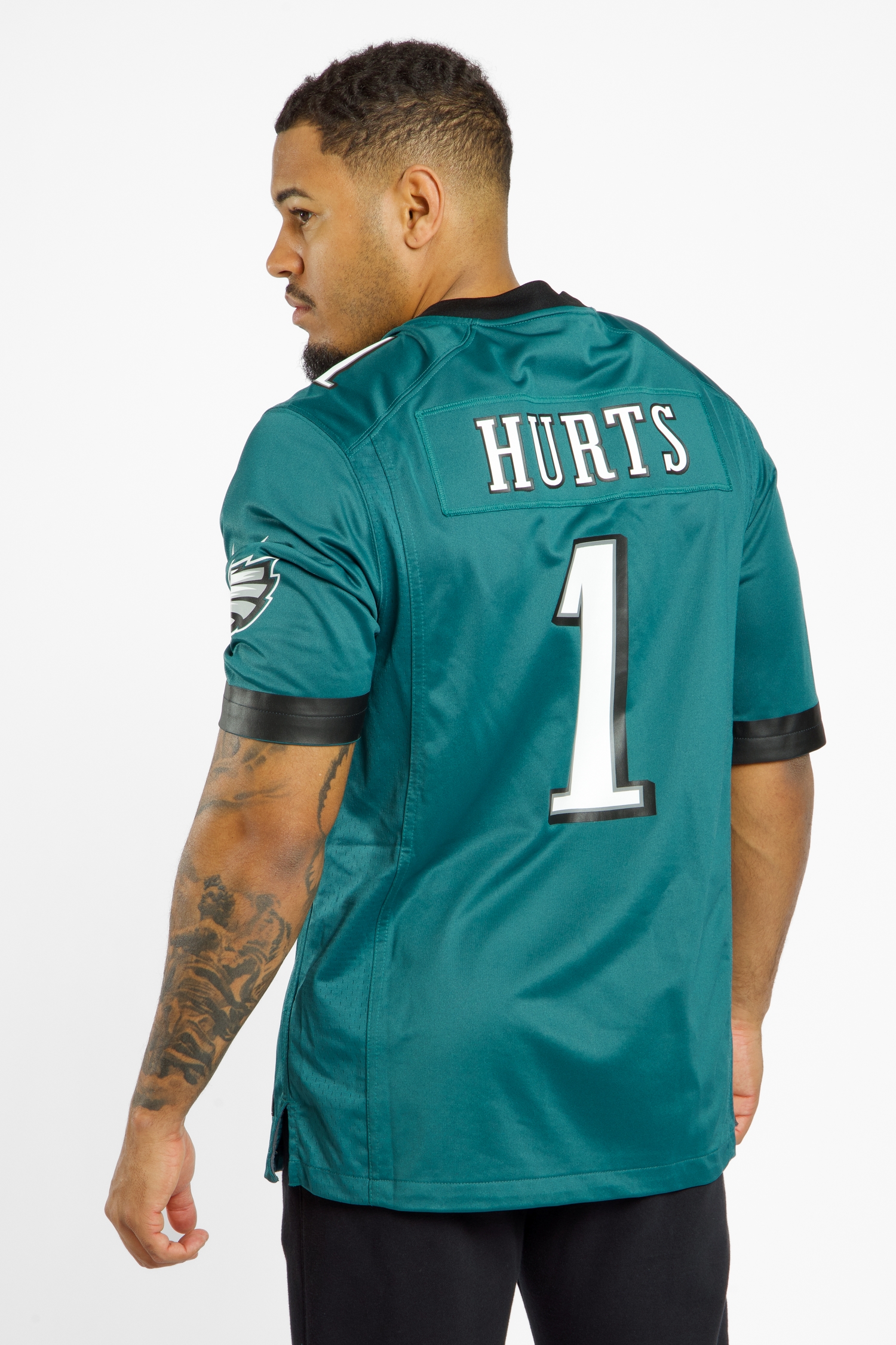 Maillot Philadelphia Eagles Jalen Hurts #1 - Taille 2XL Noir - Neuf Avec étiquette Nike NFL