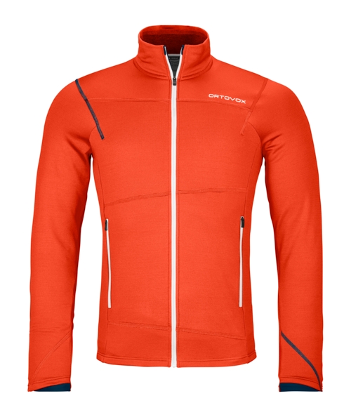 Ortovox Fleece Light Herren Midlayer in orange kaufen