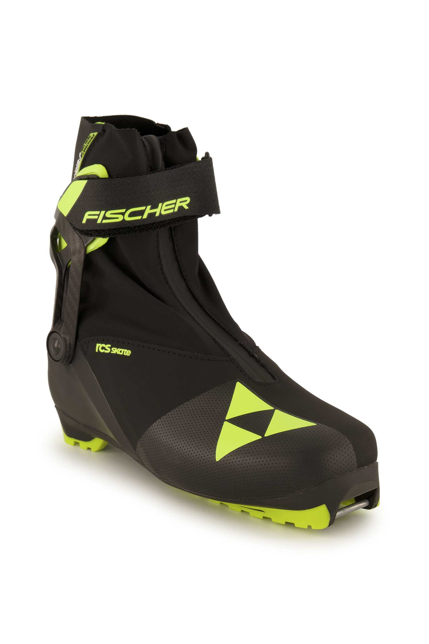 Fischer RCS Skate Langlaufschuh in schwarz-neongelb kaufen