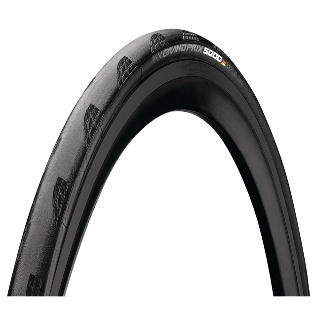 パーツ Continental Grand Prix 5000 700x25C Continental Grand Prix 5000 700 x 25C Fahrradreifen Schwarz