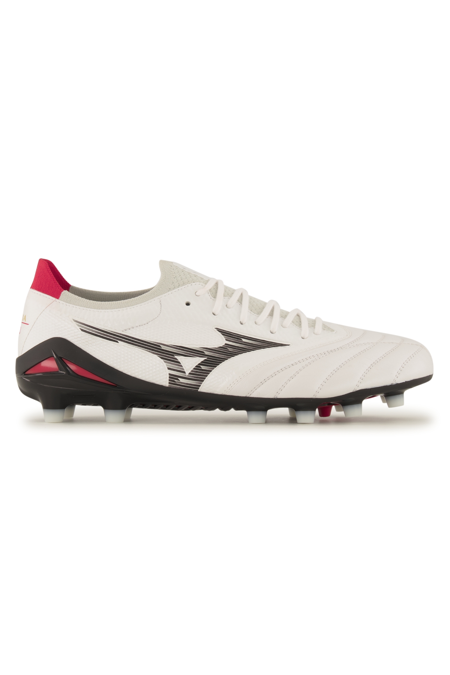 Mizuno Morelia Neo 4ホワイト/レッド Mizuno Morelia Neo IV Beta Elite FG Herren Fussballschuh Rot