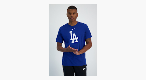 Nike os Angeles Dodgers Large Logo t-shirt hommes bleu