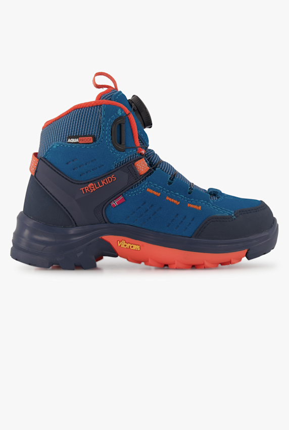 Trollkids Gjende Hiker Mid chaussures de randonnée enfants Bleu 28303 1