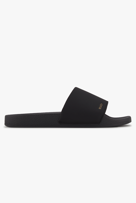 BEACH MOUNTAIN DLX Herren Slipper Schwarz 30461 1
